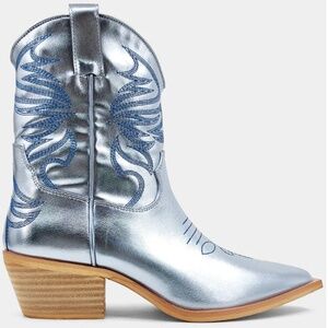 NWT Shu Shop Blue Mini Cowgirl Boots